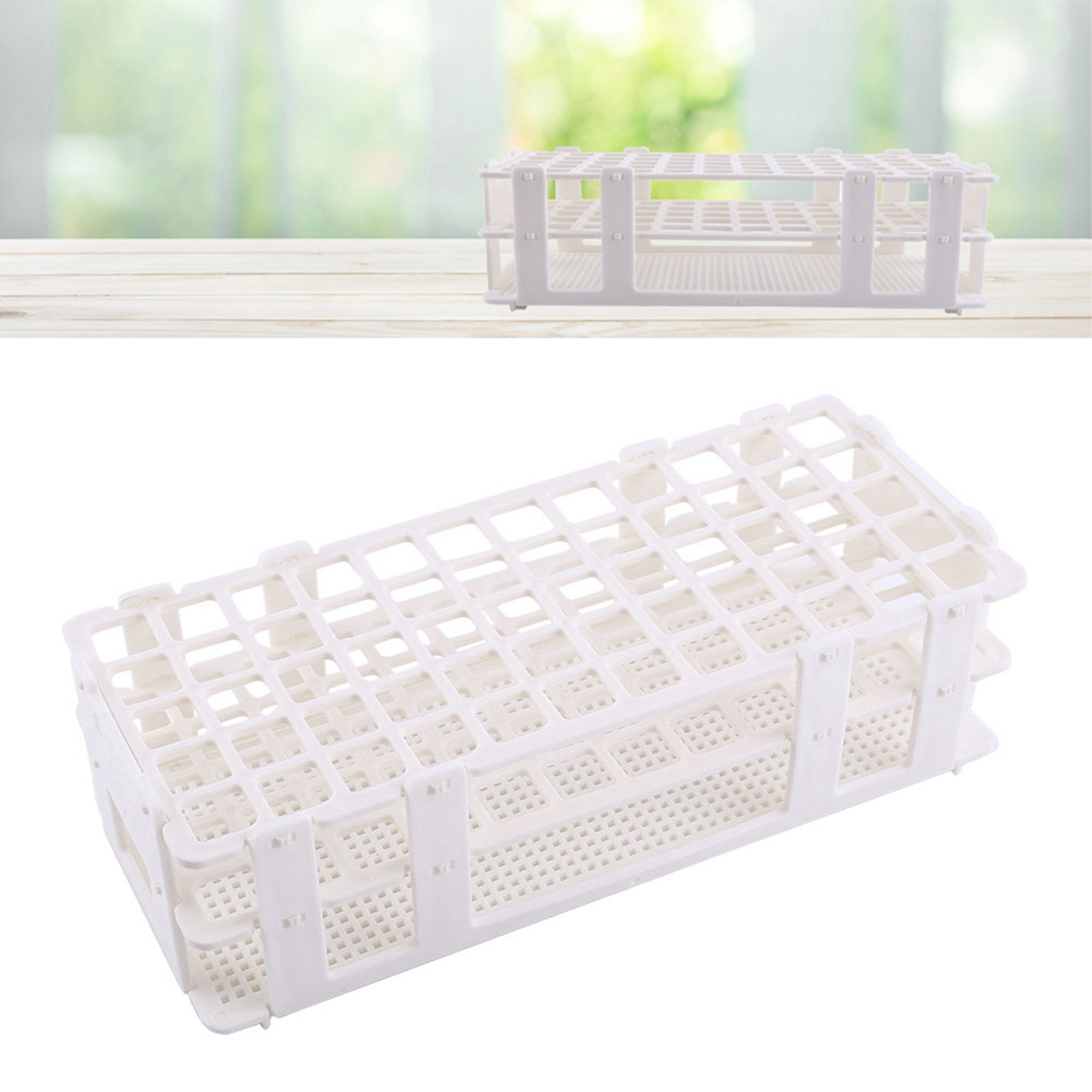 Test Tube Rack 60 Holes Holder Storage Stand Lab 3 Layers 16mm Hole Tool New