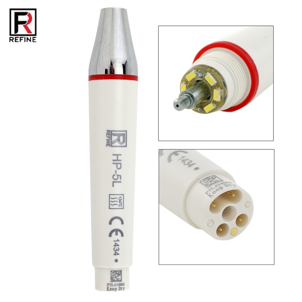 Refine Ultrasonic Scaler EMS Piezon LED Handpiece HP-5L Piezo P1 G1 Maxpiezo7+