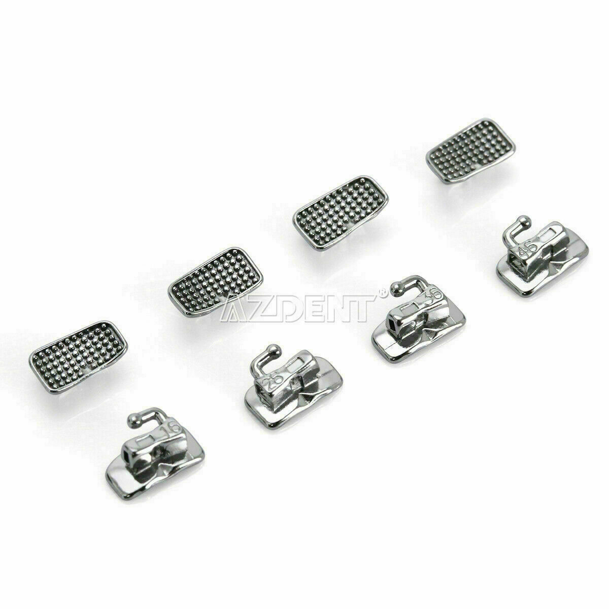 200pc Dental Orthodontic Buccal Tube Bondable Monoblock Non-Convertible MBT/Roth