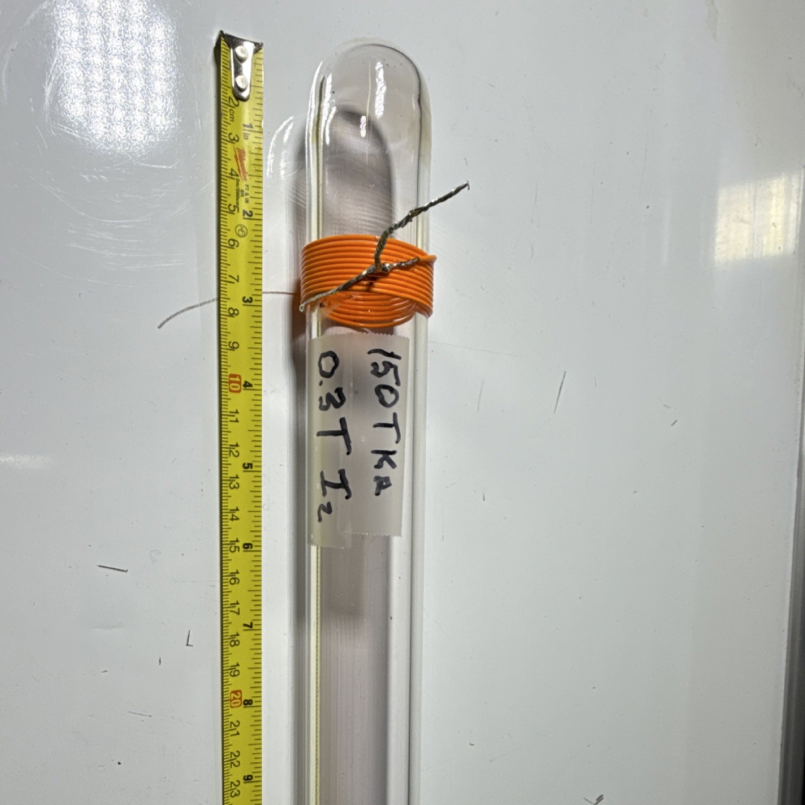 Glass Laboratory Tube, Model 150 Torr KR 03TI2 for Biological/Chemical Lab