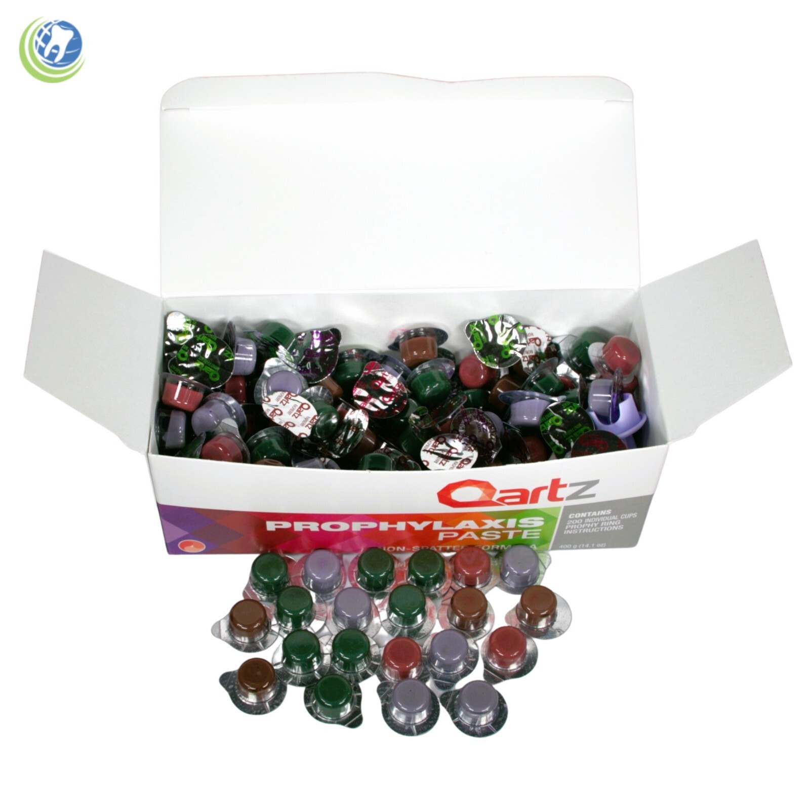 Dental Prophy Paste Cups Assorted Medium Prophylaxis Polishing Cleaning Dentures