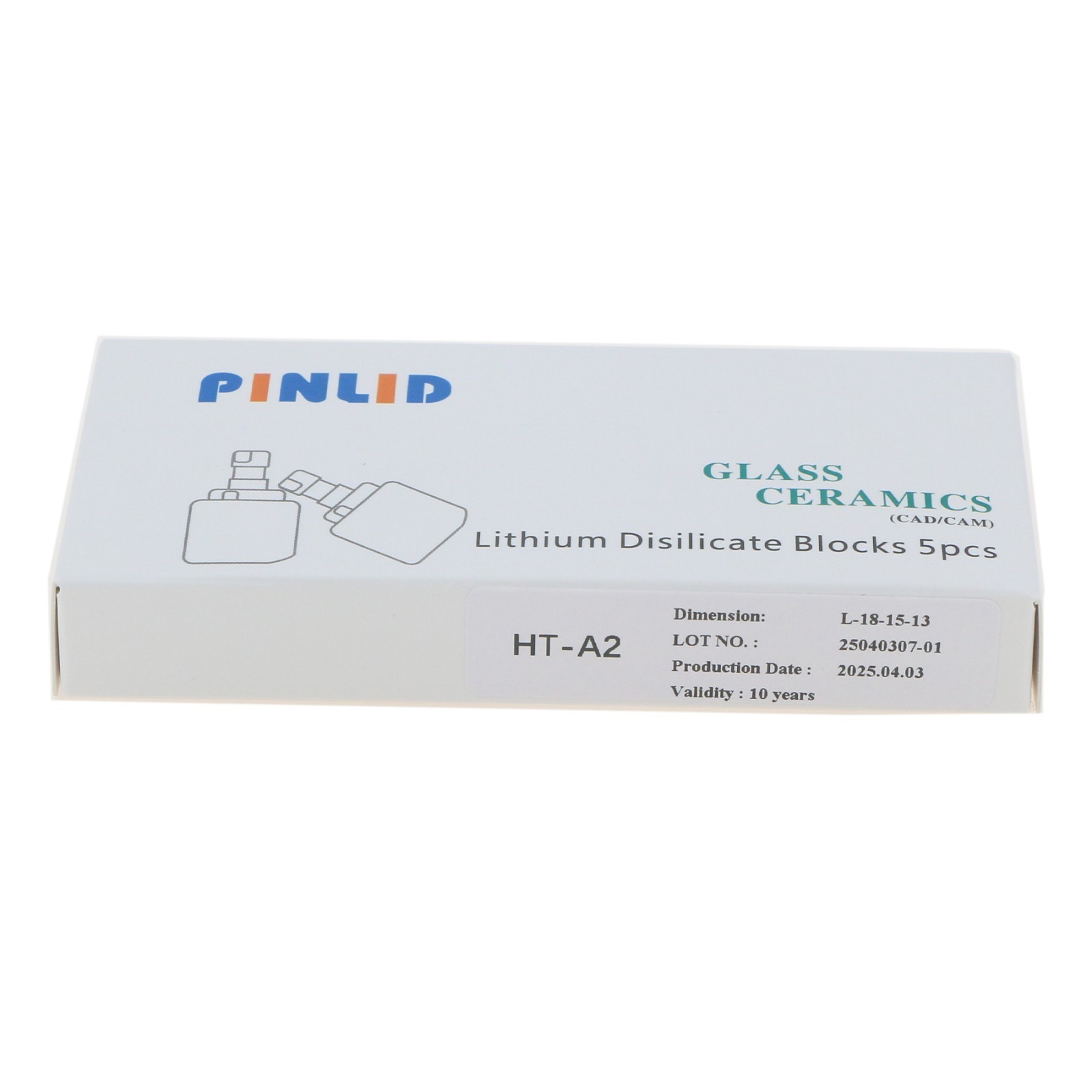 US C14 Dental Ceramic Lithium Disilicate Blocks Cerec Emax CAD HT A1 A2 A3 A3.5