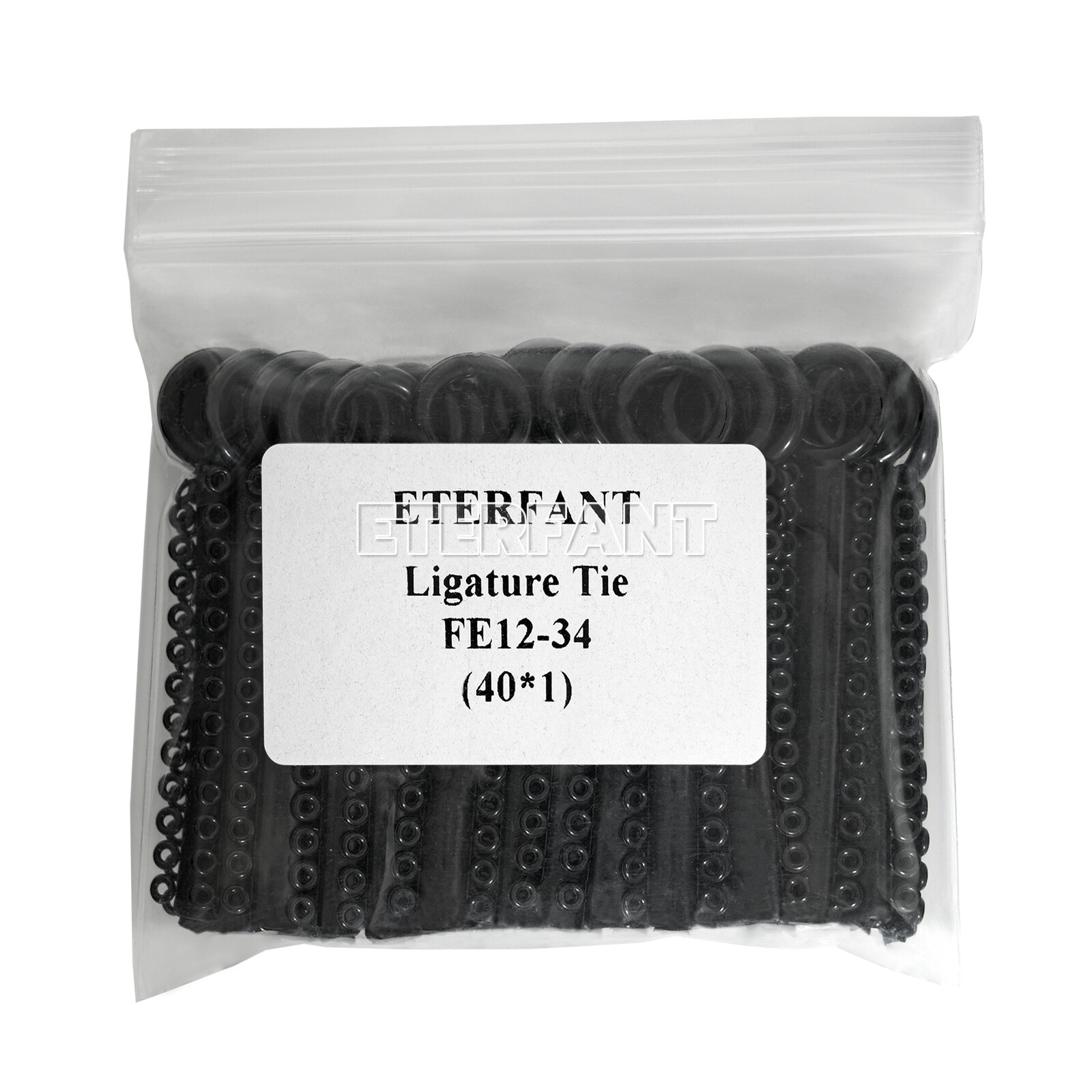 1040PCs ETERFANT Dental Ortho Ligature Ties Elastic Rubber Bands 18 Colors