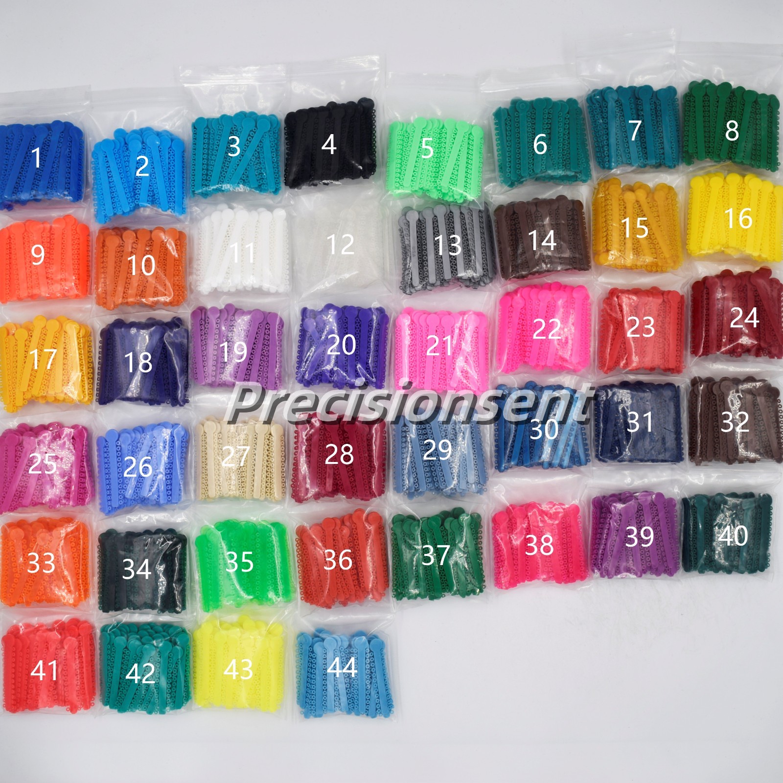 1040 Dental Orthodontic Ligature Ties Elastics Rubber Band Ligaduras Elastomeric