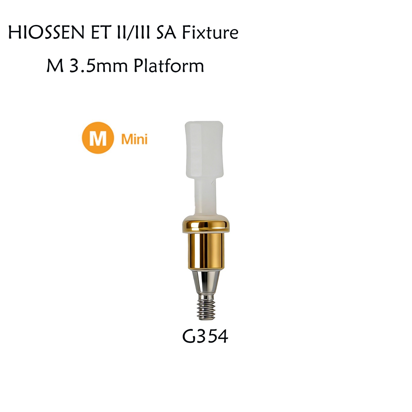 Hiossen Implant Locator Titanium Abutment 3.7mm Dia 1-7.0 mm Height Mini/Regular