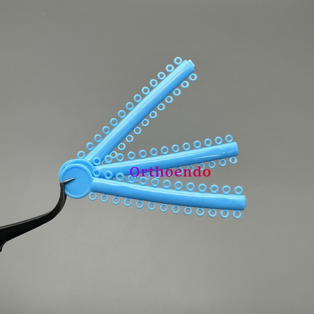 Dental Orthodontic Elastic Ligature Ties Rubber Bands Single Colors 6 Color USA