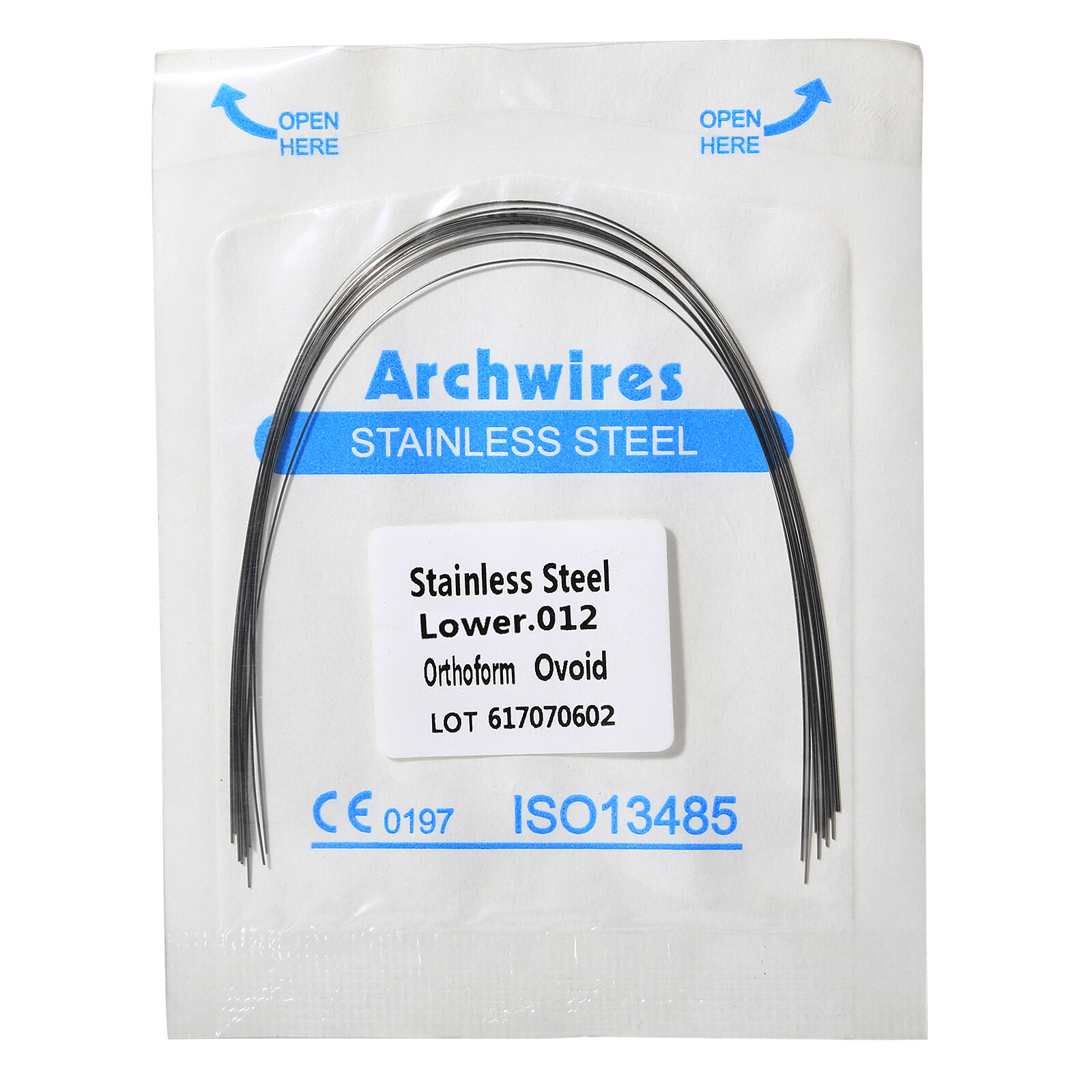 Dental Orthodontic Arch Wire Stainless Steel Round Use For Brackets Braces st