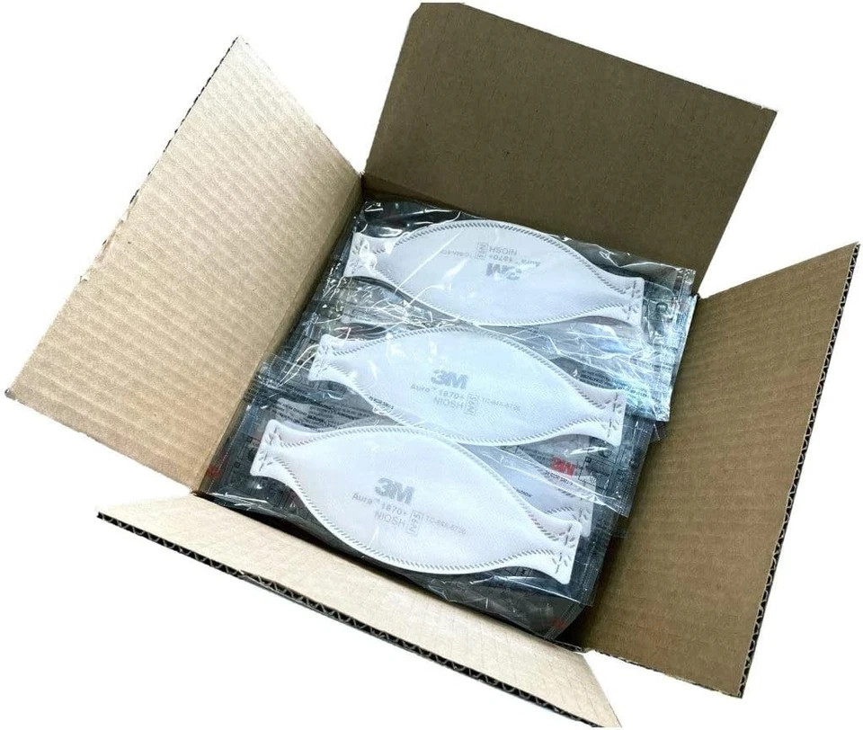 3M: Aura 1870+ NIOSH Certified Respirator Mask White – 20 Count (CLEARANCE SALE)