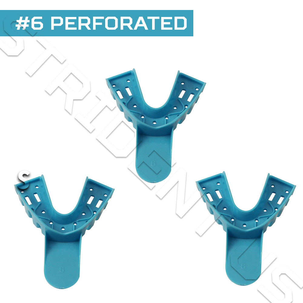 Dental Impression Tray Autoclavable 12 per box Multiple sizes