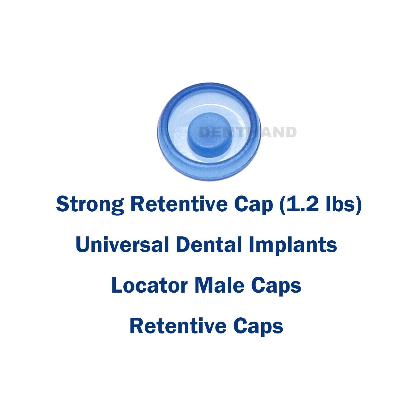 10 Pcs Dental Abutment Implant Strong Retentive Caps Inserts for Locat0r System
