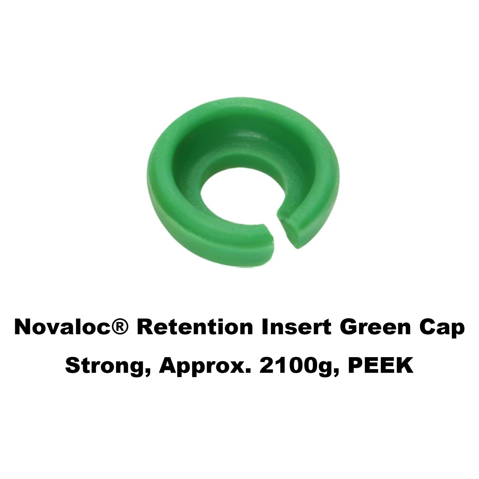 Dental Novaloc Retention Cap Kit Peek Matrix Inserts Mounting Demounting Tool