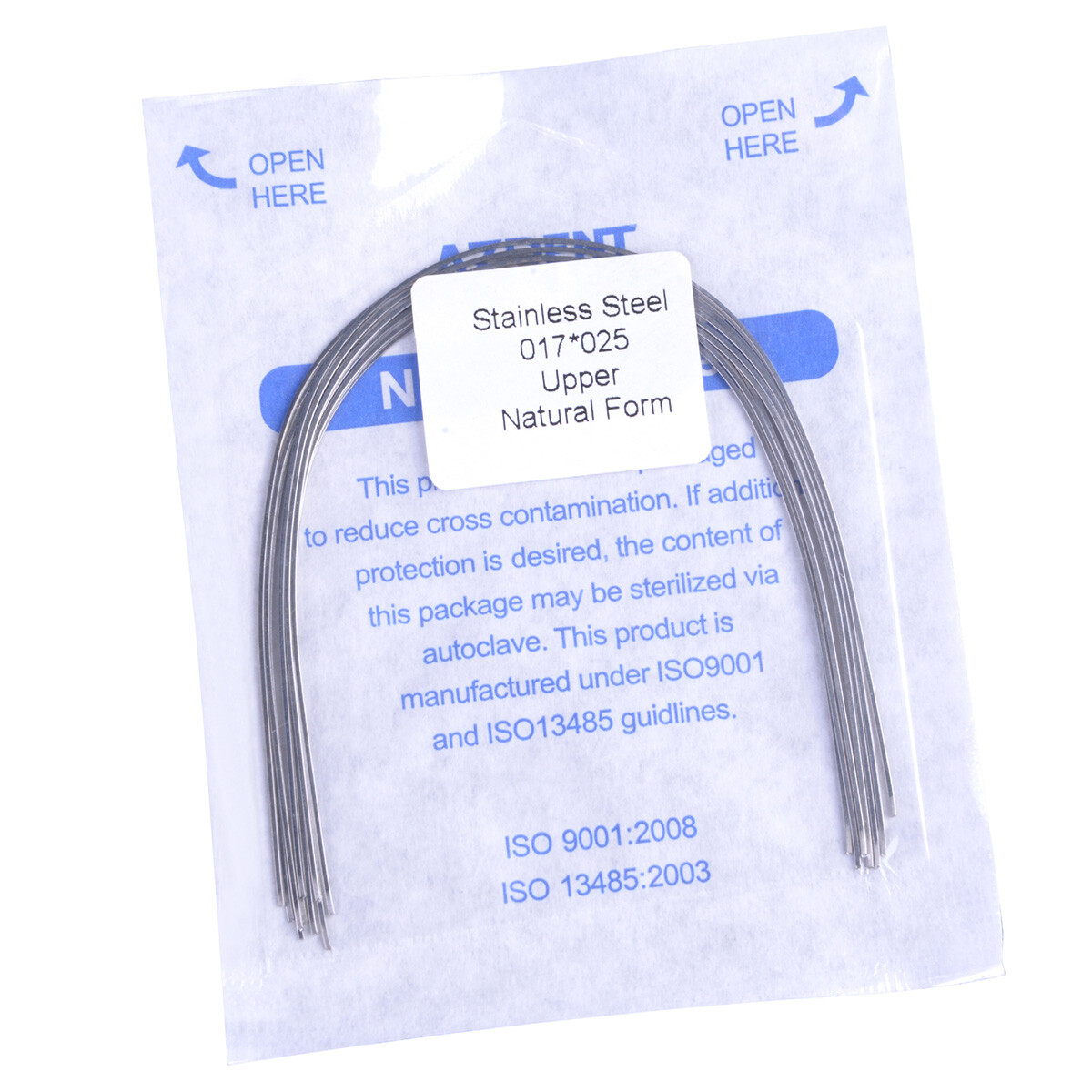 AZDENT Dental Orthodontic Rectangular Arch Wire Nature/Oval Form Stainless Steel