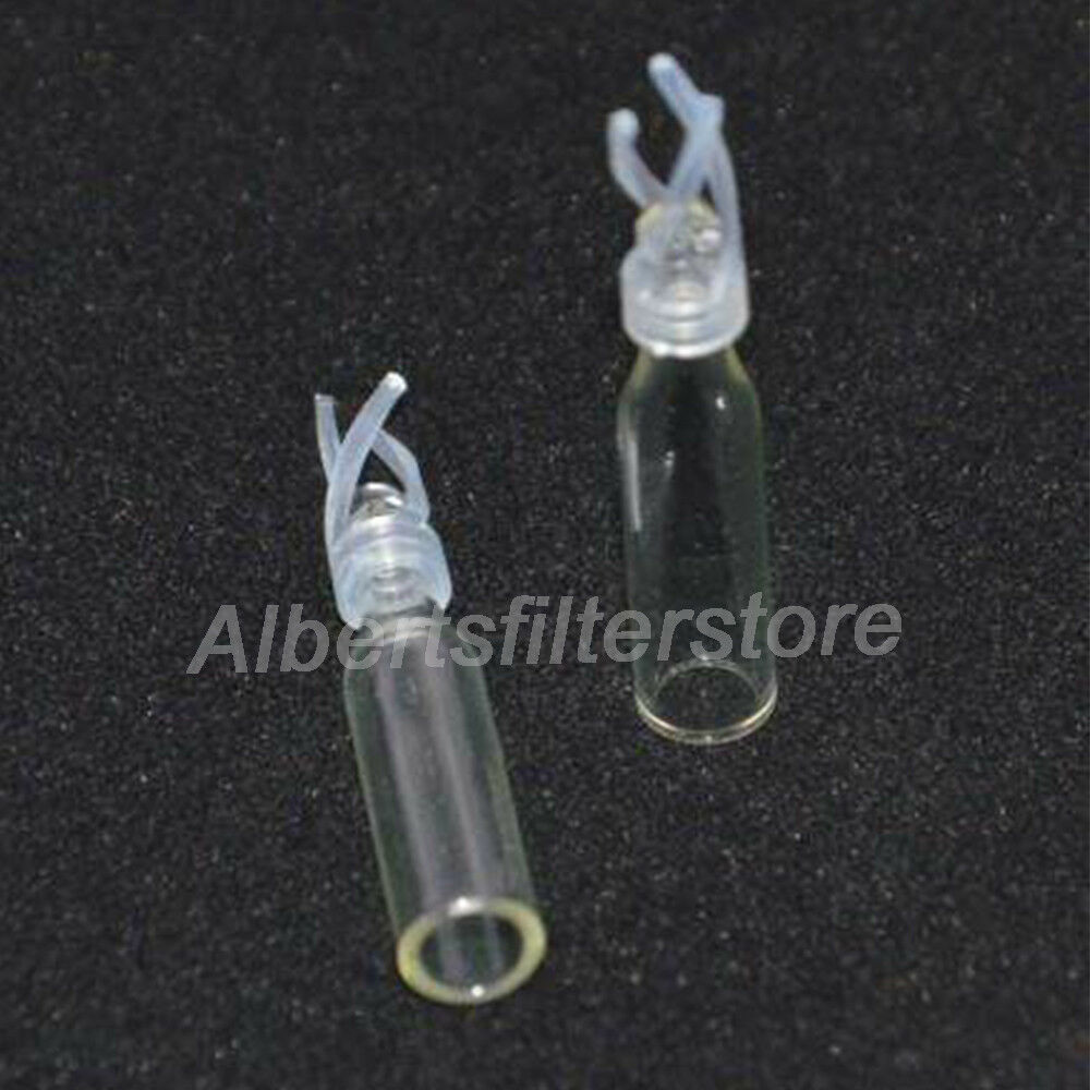 5000pcs 250uL Vial Insert Clear Micro-Insert Glass Polyspring Bottom HPLC LAB GC