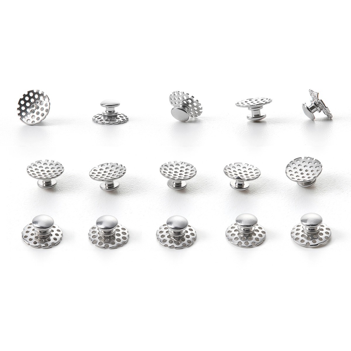 50PCS Dental Orthodontic Perforated Bondable Lingual Buttons With Hole Adhesive