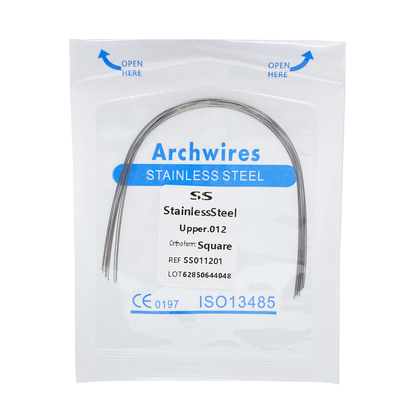 Dental Orthodontic Crimpable Hook Torque Spring Lingual Buttons Long Short Stop