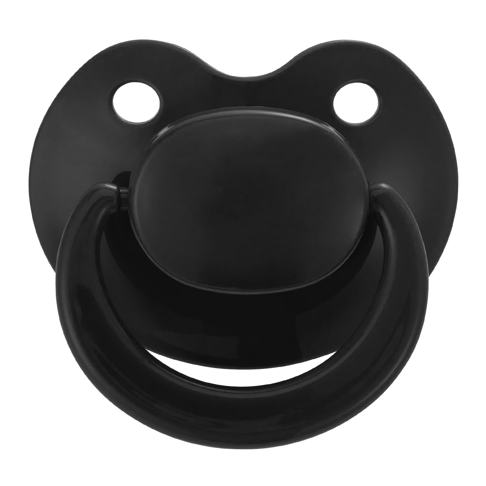 Somniumnight Adult Sized Pacifier Bigshield : Replacement Silicone Paci Black