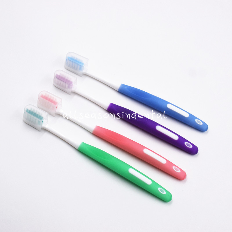 4 Colors Dental Orthodontic Brush Ties Toothbrush Brush Floss Oral Care Kit