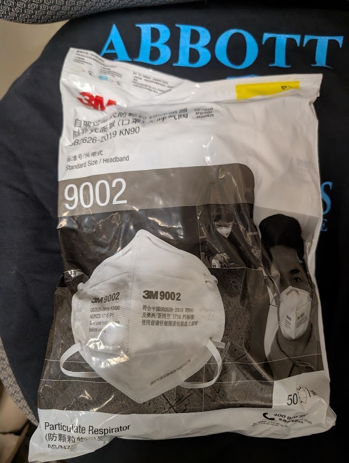 50Pack Genuine 3M KN90 9002 GB2626-2019