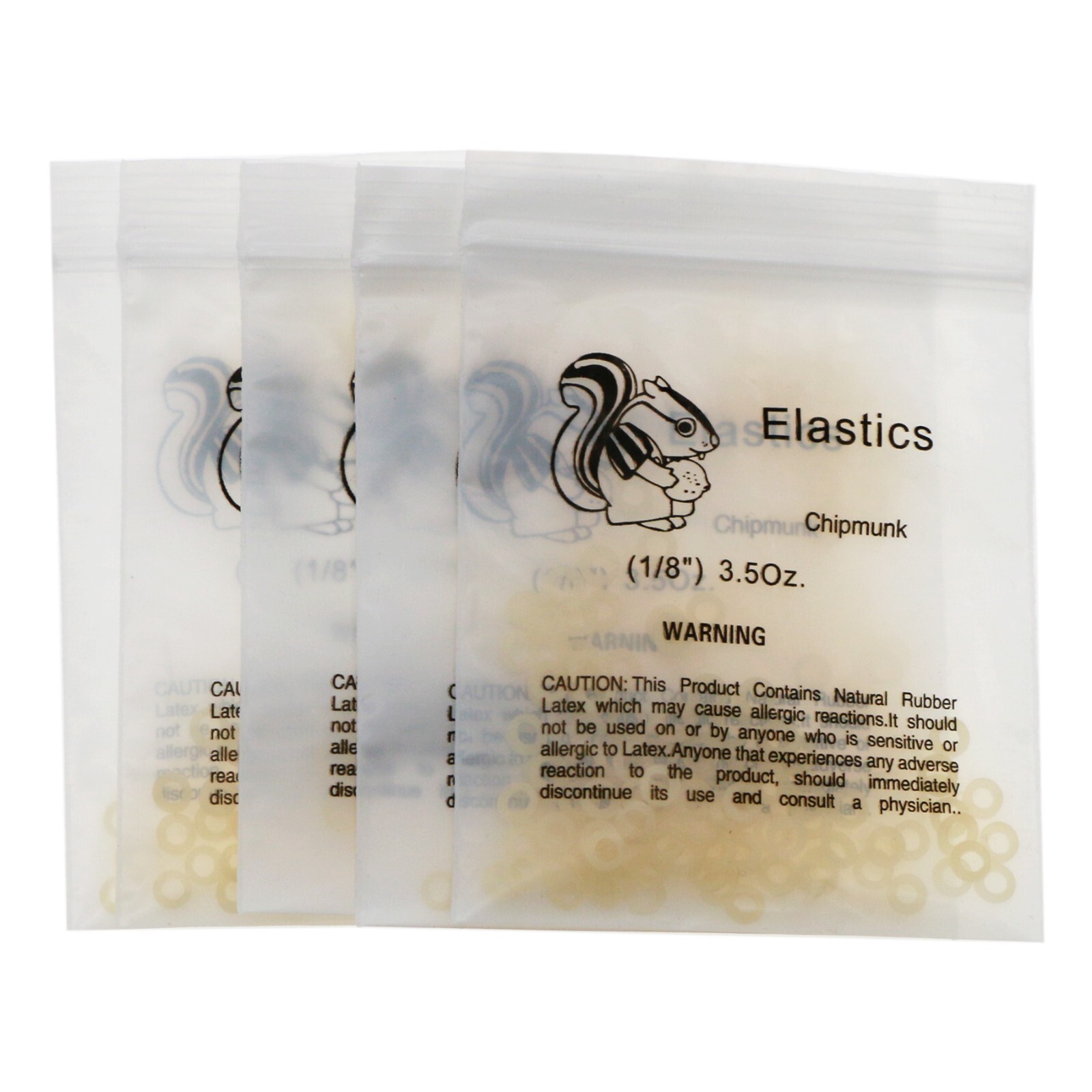 Dental Orthodontic Elastics Rubber Bands Ortho Latex Braces 3.5 5.0 6.5 OZ