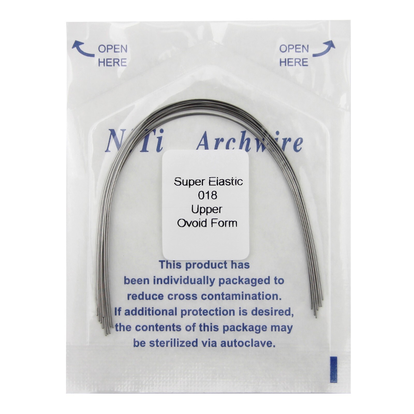 100pcs Dental Orthodontic Arch Wires Niti Rectangular Round Arcos de Ortodoncia