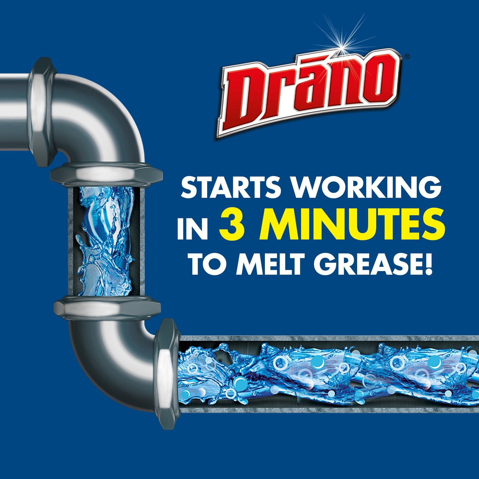 Drano Kitchen Granules Drain Clog Remover and 17.6 Oz (Pack of 1), 1 count