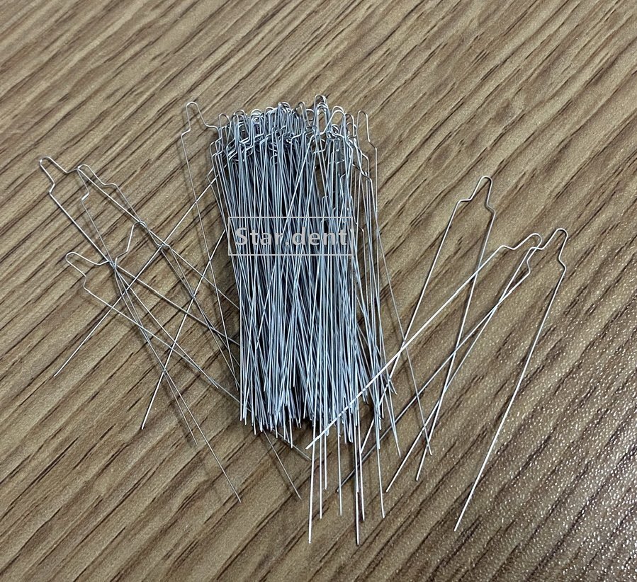 Dental Metal S.S Orthodontic Wire Preformed Kobayashi Ligature Wires Twist Weld