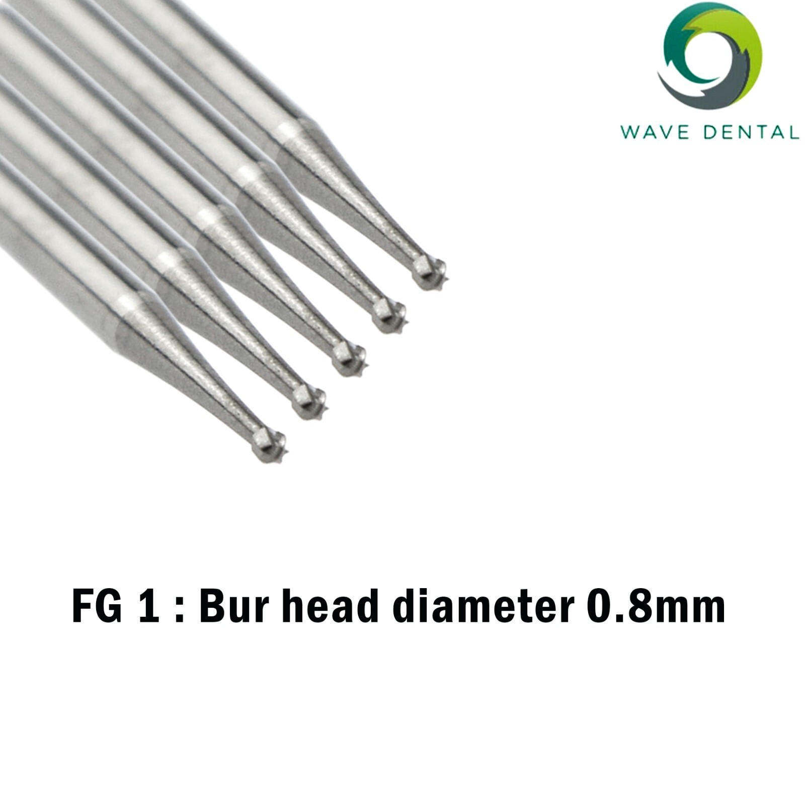 Wave Dental Surgical FG Burs 25mm Carbide Bur Friction Grip Round For High Speed