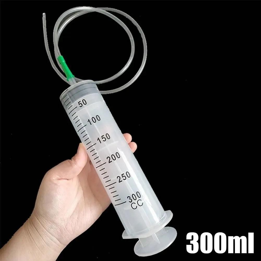 100ml/550ml Large Capacity Syringe Reusable Pump Measuring with 1m Tube Feeding