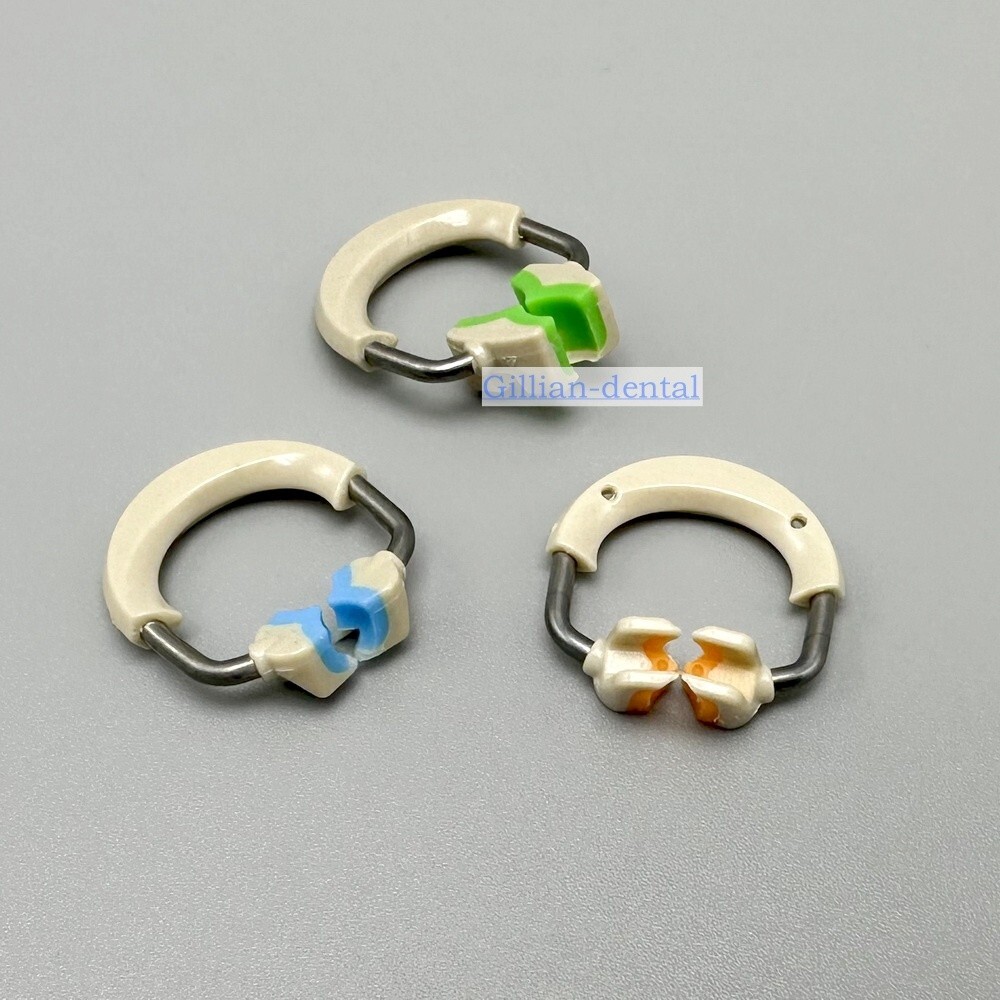 Dental Ortho Sectional Matrix System Nickel Titanium Alloy Matrices Clip Ring