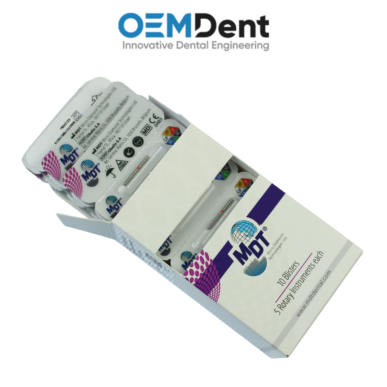 MDT FG Diamond Burs Flat End Cutting 179R Surface Shaping Contour Restorations