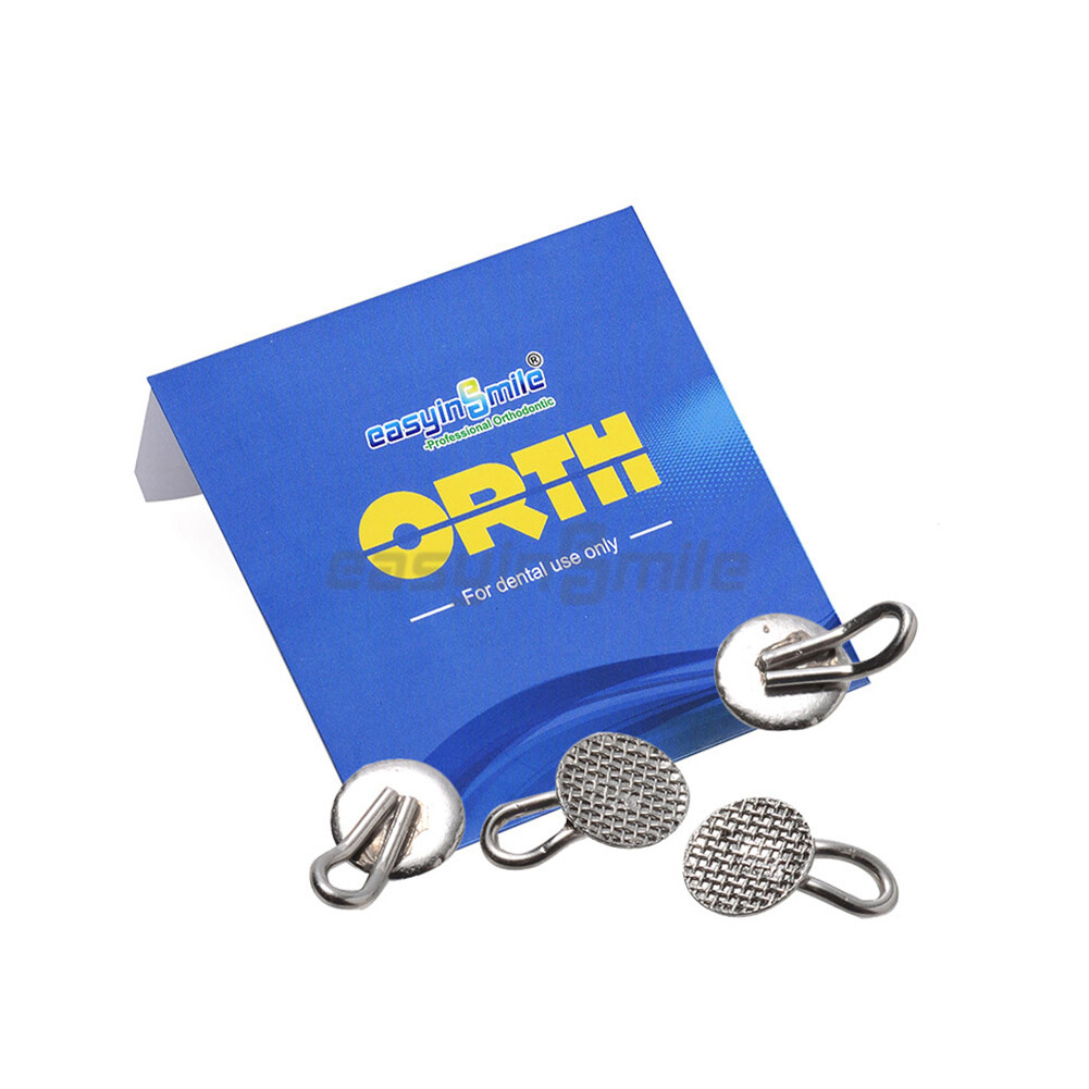 Dental Orthodontic Lingual Buttons Traction Hook Bondable 3mm Round Caplin Hook