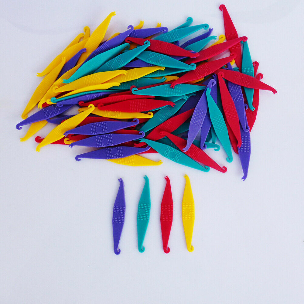 Dental Disposable Elastic Placer Hook Ortho For Braces Elastic Rubber Band 100pc