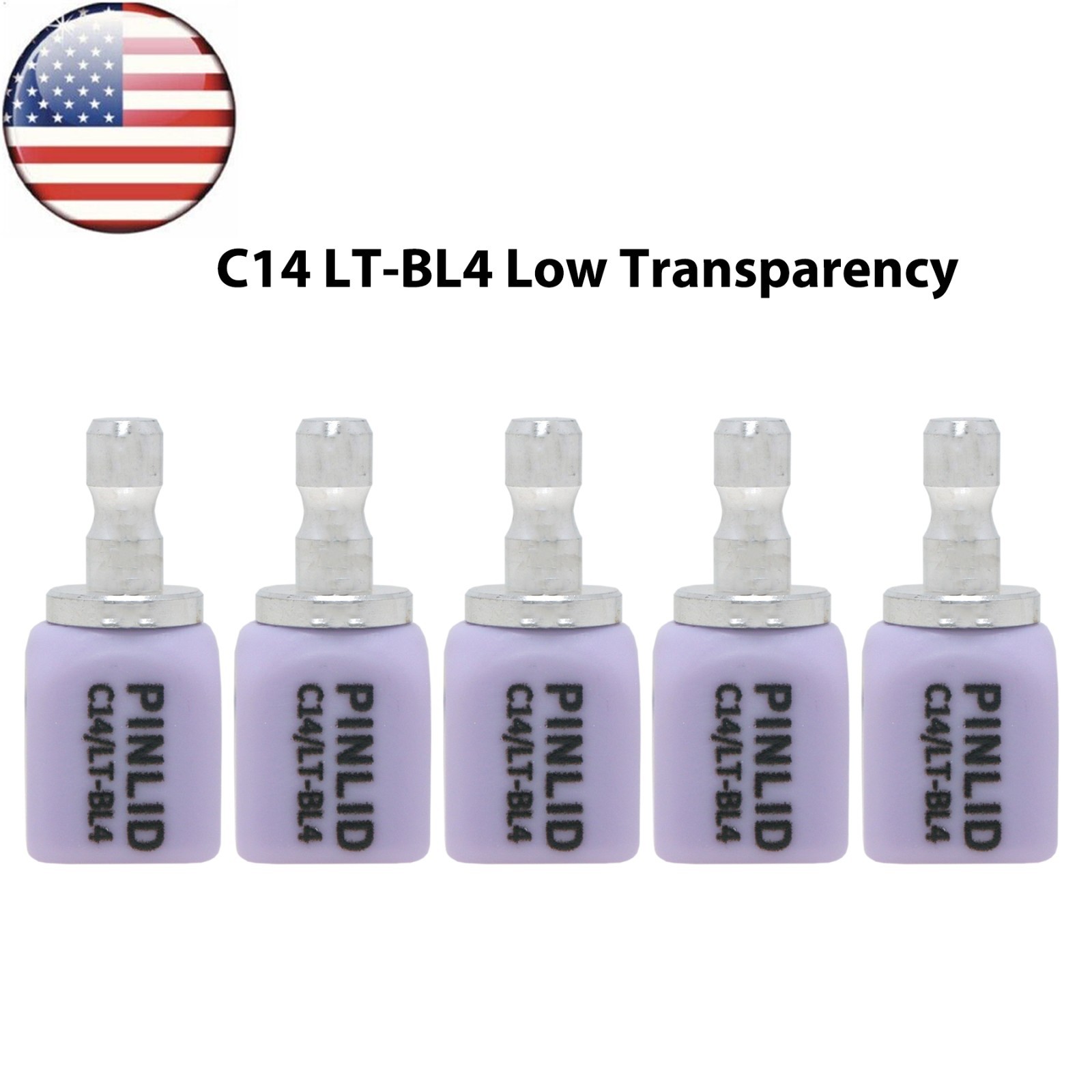 US C14 HT/LT Dental Emax Glass Ceramic Blocks Lithium Disilicate CAD/CAM CEREC