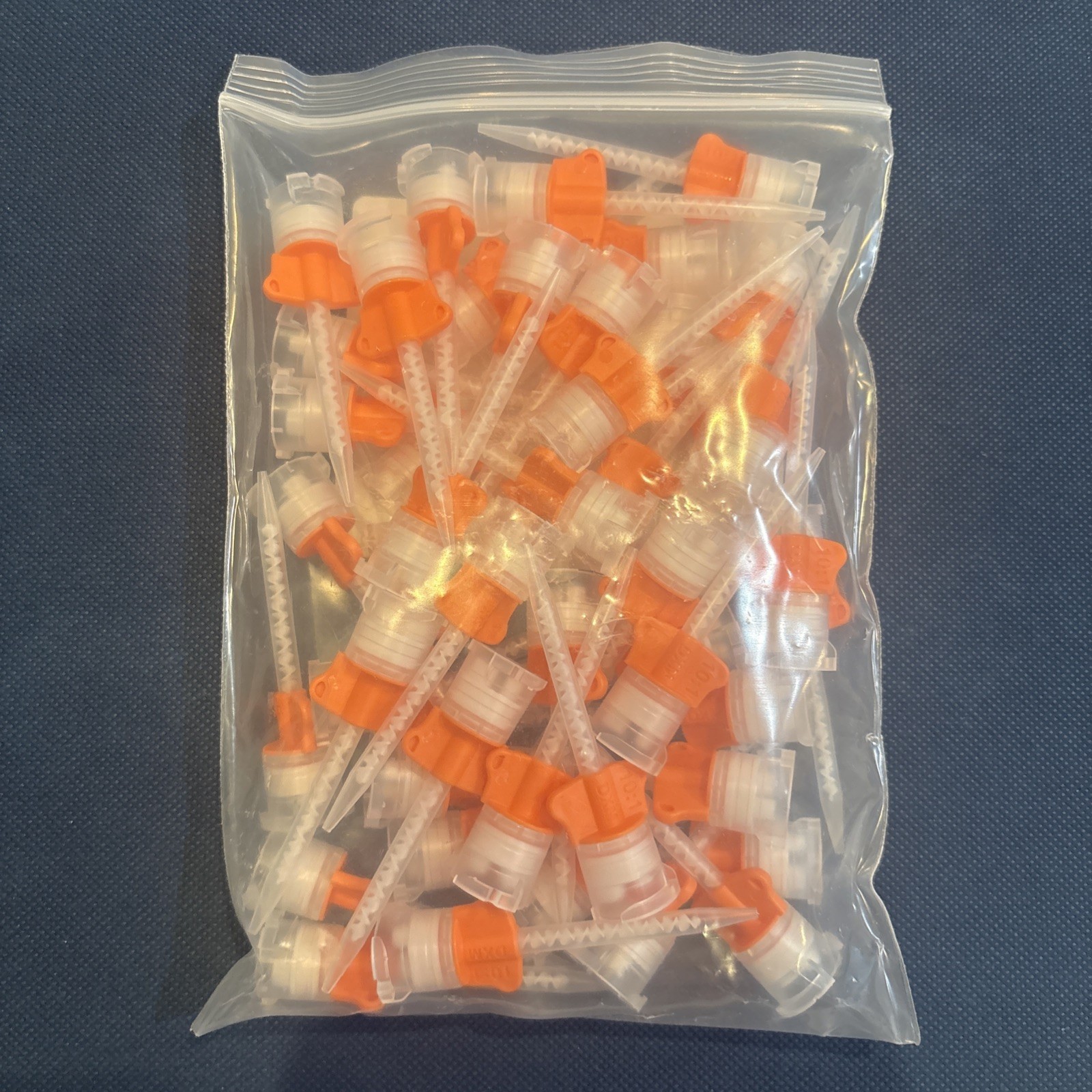 Temp Crown & Bridge Dental HP 10:1 / 4:1 ratio Orange Mixing Tips 48pcs –