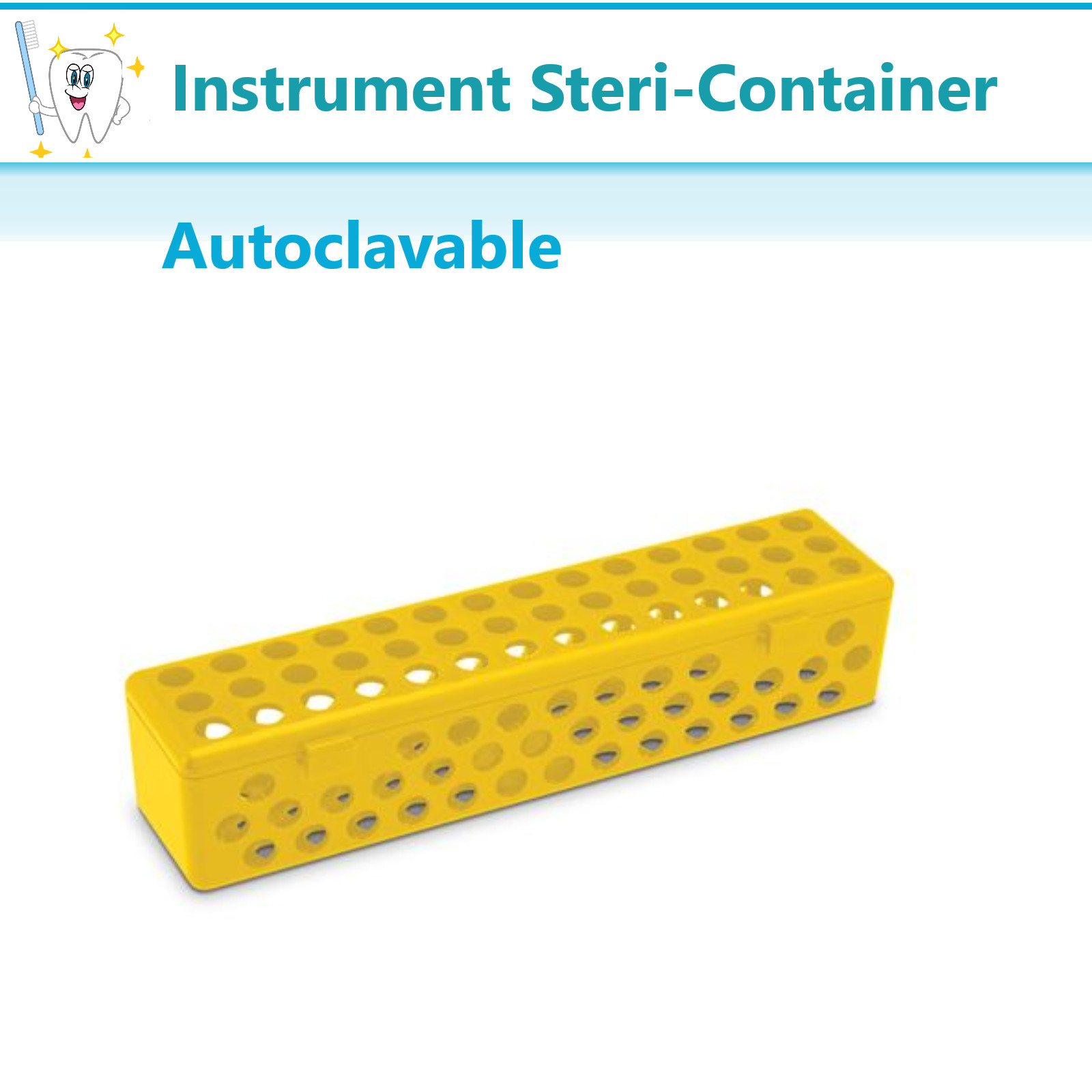 Dental Surgical Medical Instrument Sterilization Plastic Cassette Autoclavable
