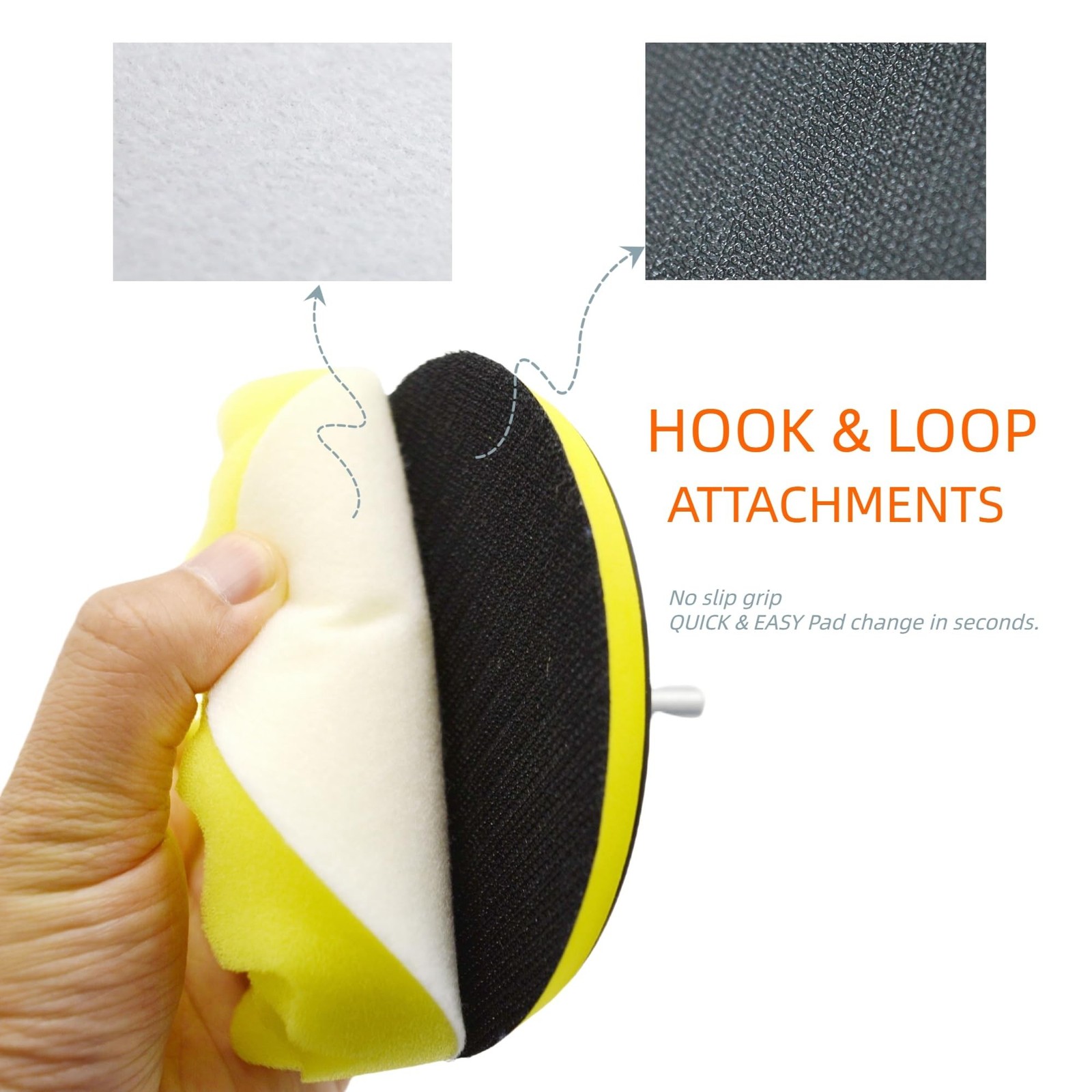 12Pcs 5inch Foam Buffing Polishing Pads Kit, with Coral Fleece Pad, Backing P…
