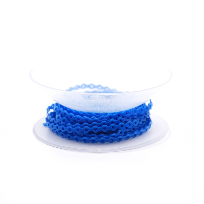 15 Feet/Roll Dental Orthodontic Elastic Power Chain SHORT For Braces 44 Colors