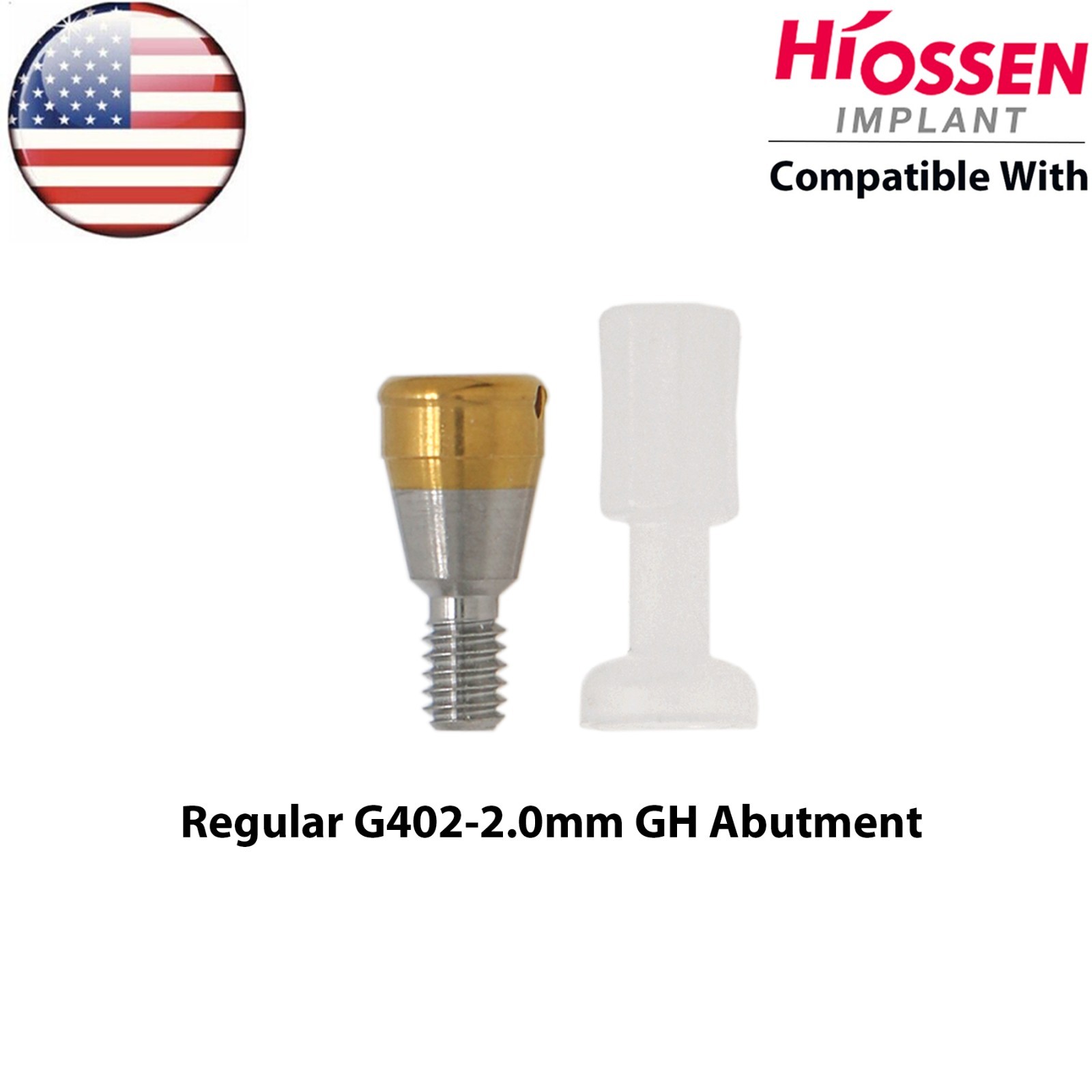US Overdenture Locator Abutment Mini/Regular Fit Hiossen ET/Osstem TS Platform