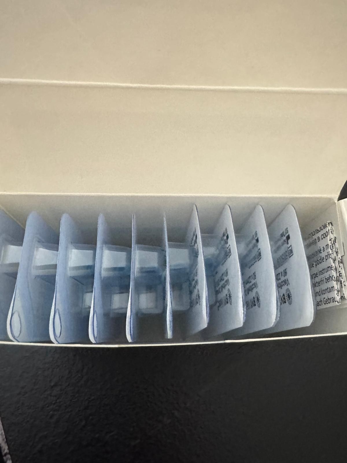 NEW = BOX OF 10, BVI REF. 585009, EXP 2026-09