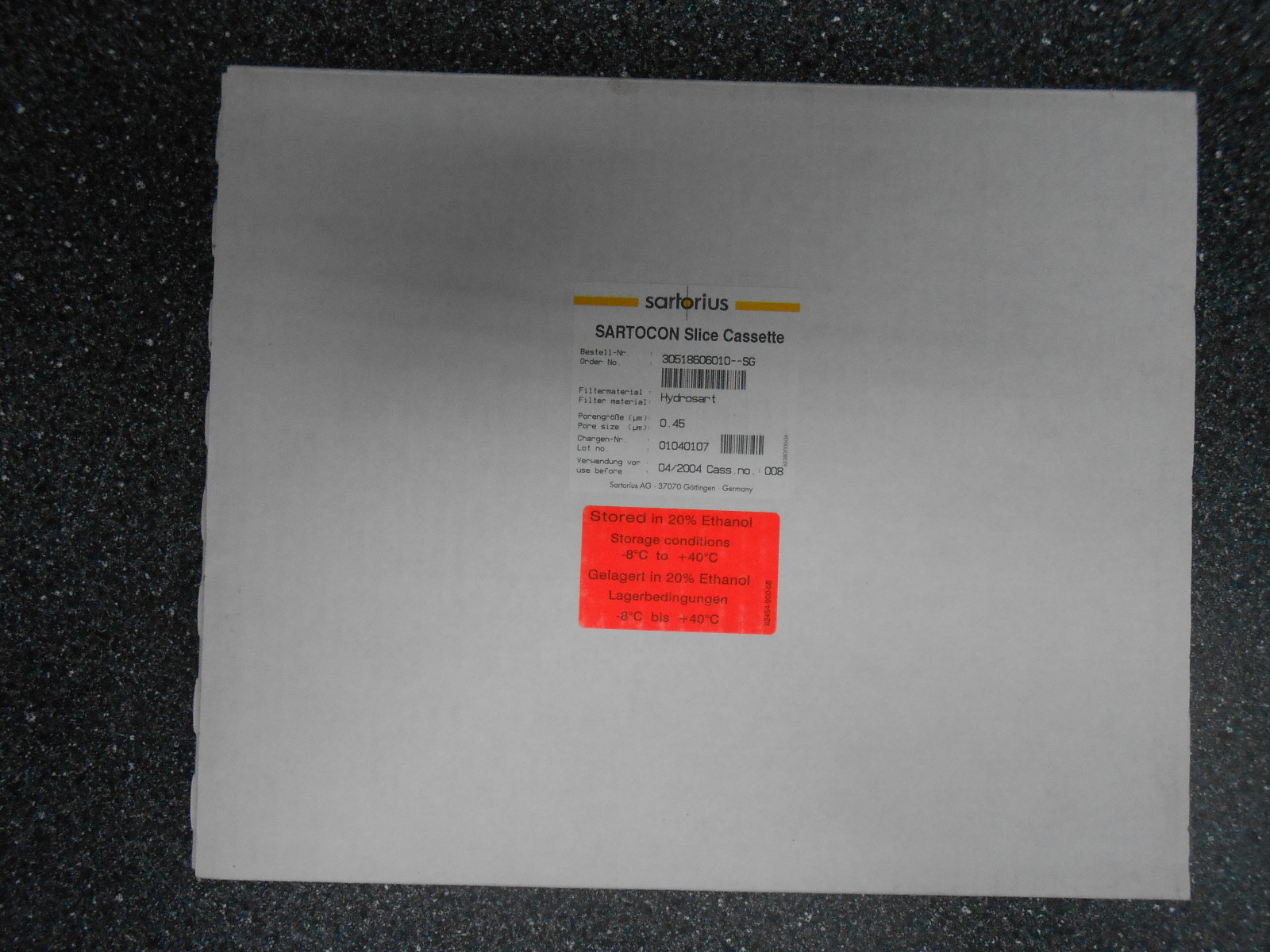SARTORIUS 30518606010-SG SARTOCON SLICE CASSETTE