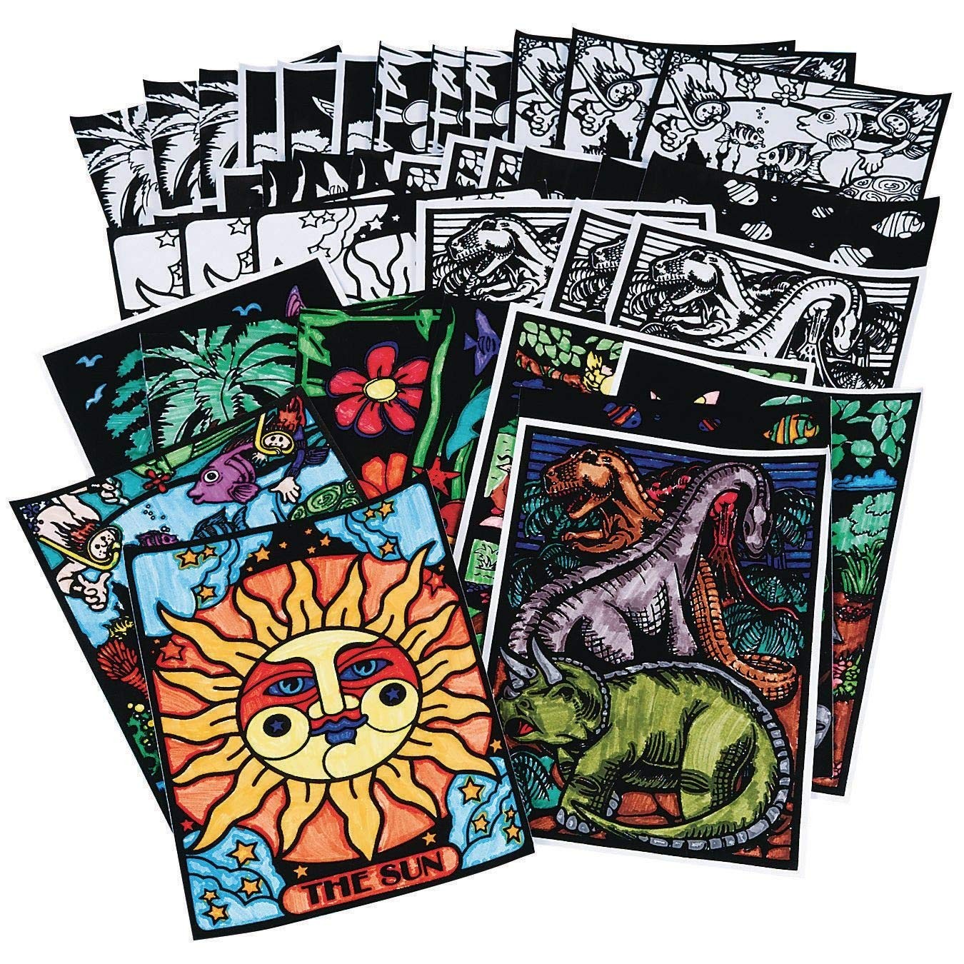 S&S Worldwide Ss Worldwide Velvet Art Posters Pack Of 30-8 X 10 – 10 Rich