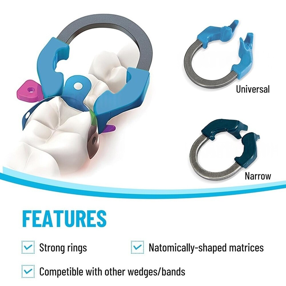 Dental Fit Garrison Palodent System Matrix Bands Ring Sectional Matrice Clamp