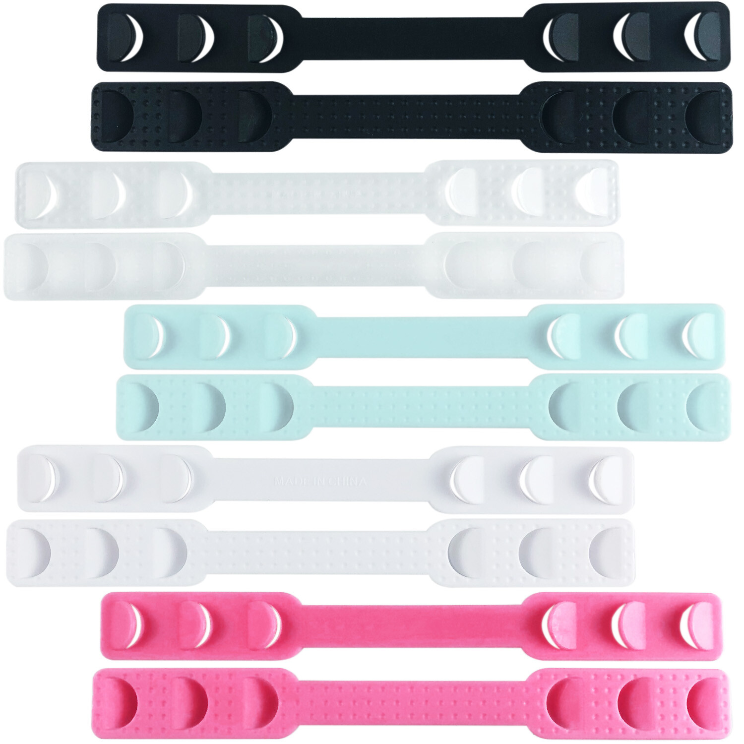 10 PCS Face Mask Ear Hook Adjustable Ear Strap Extension Mask Fixing Buckle US