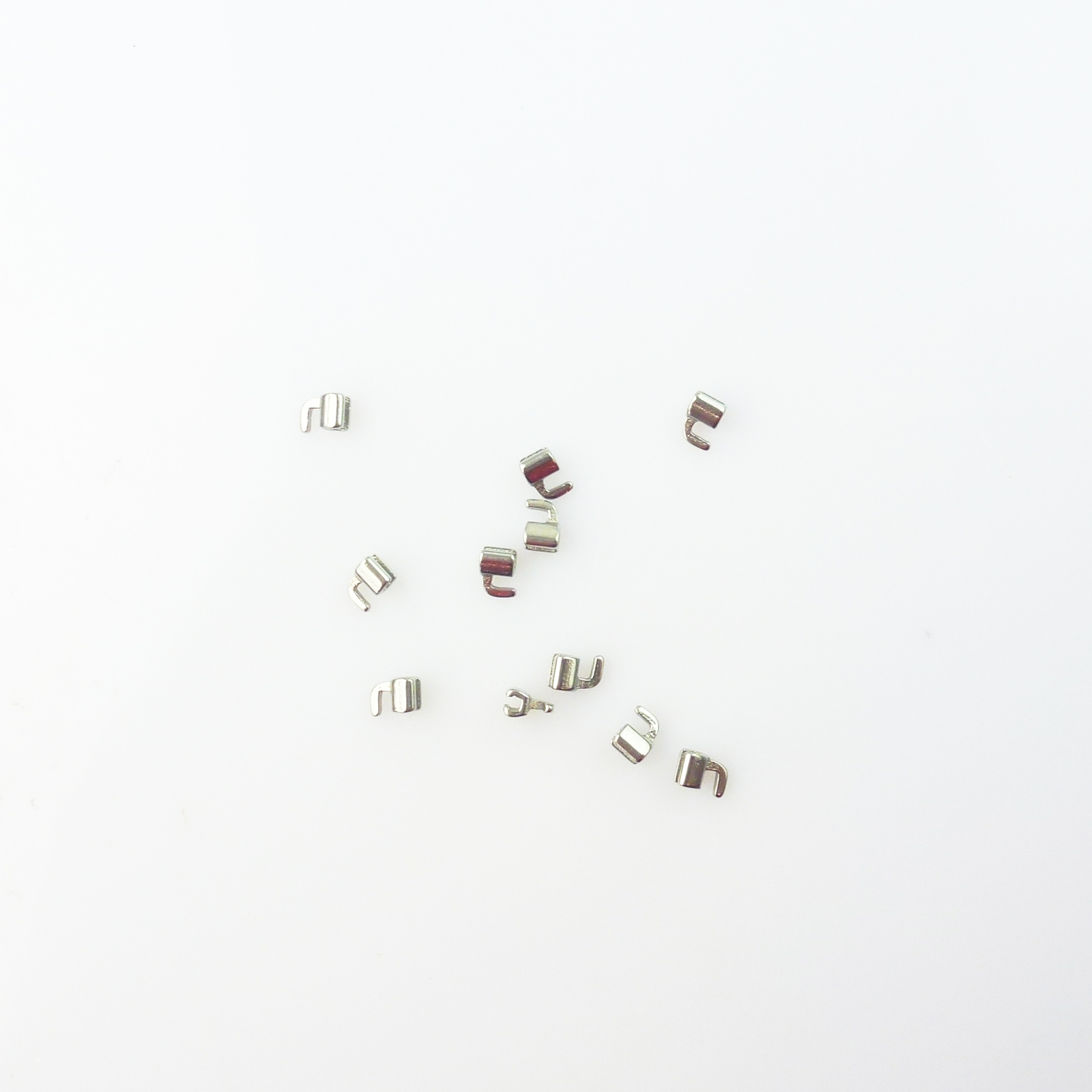 10 Pcs Dental Orthodontic Crimpable Hook Long/Medium/Short/Stop Stainless Steel