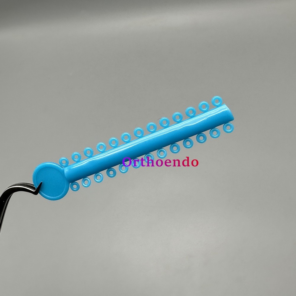 Dental Orthodontic Elastic Ligature Ties Rubber Bands Single Colors 6 Color USA