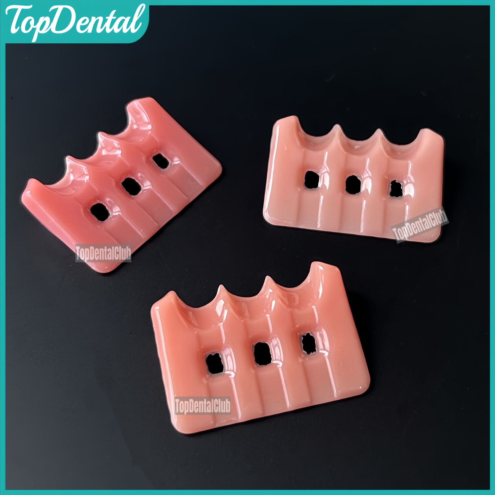 Dental SHOFU Gum Shade Gingiva Color Plate Indicator Tri-Color PN7040 Gummy Kit
