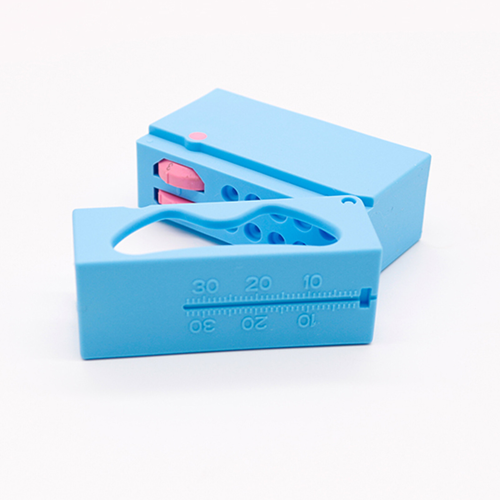 Dental 6/10/20 Holes Endo Files Holder With Memory Autoclavable Box Endodontic