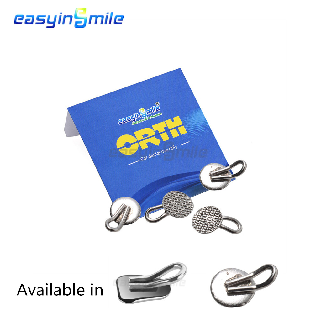 10Pc Dental Orthodontic Traction Hook bondable 3mm Round/Rectangular Caplin hook