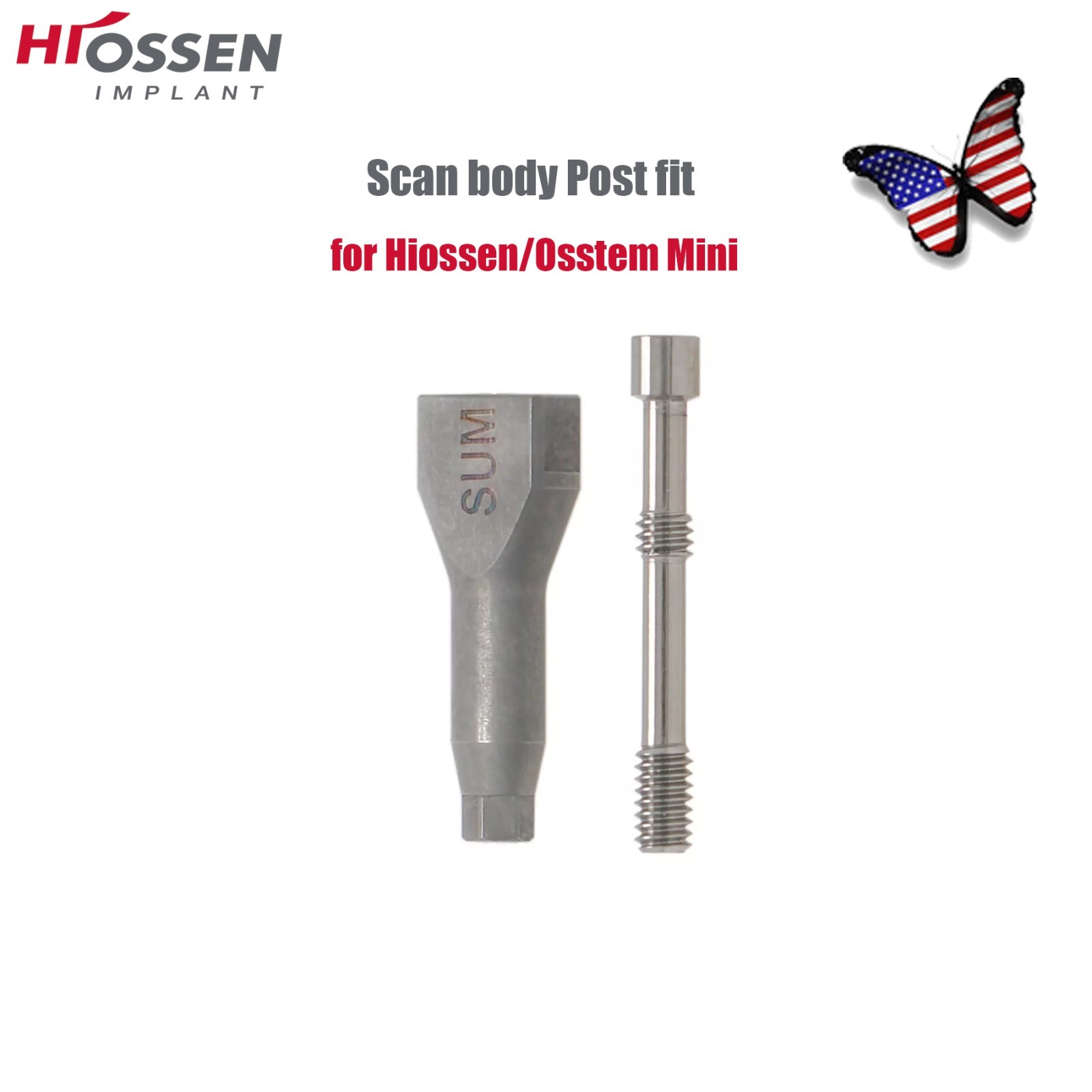 US Impression Transfer Coping Mini & Regular Hex Open / Closed Tray Hiossen ET