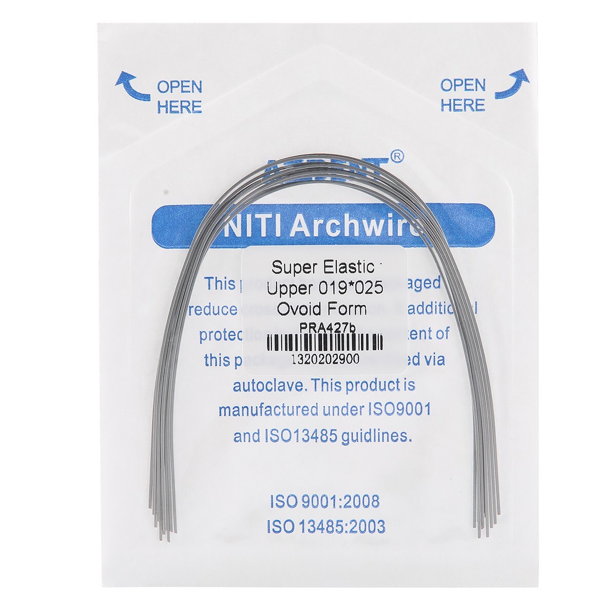 AZDENT Dental Orthodontic Super Elastic Niti Arch Wires Rectangular Ovoid/Nature